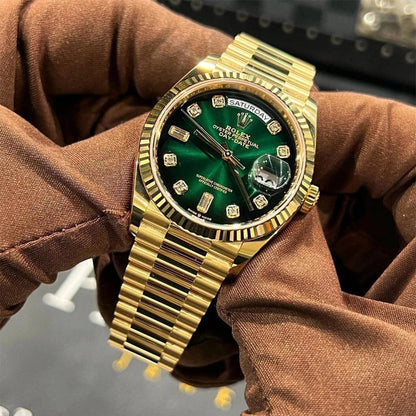 Day-Date President with Diamond Hour Markers