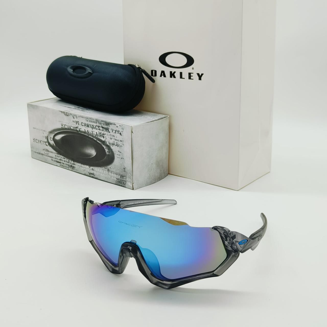 Oakley flight jacket blue online